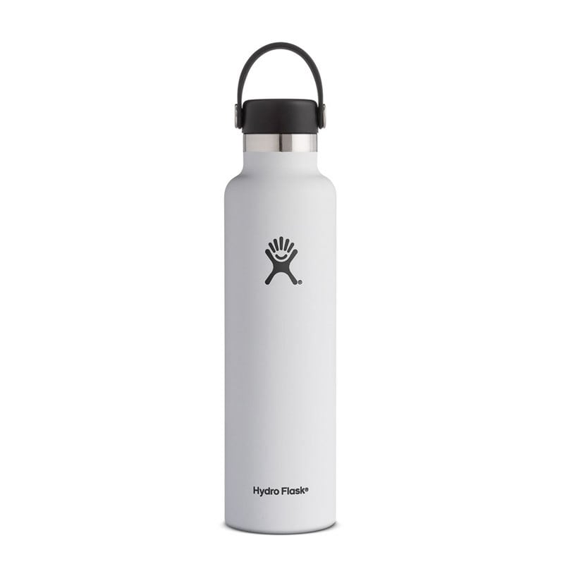 Hydro Flask Standard Mouth with Flex Cap 24 oz - White