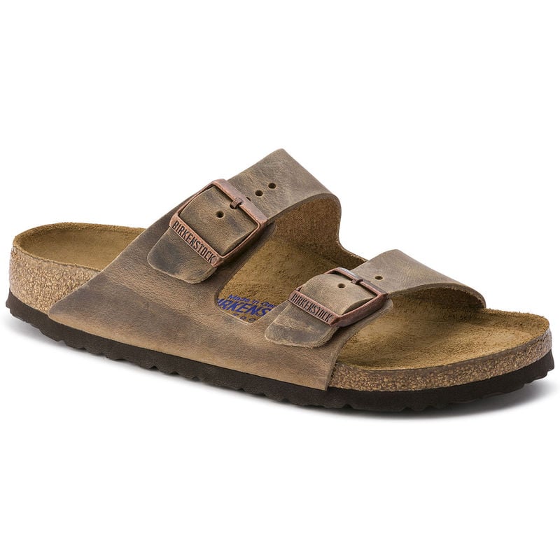 Birkenstock Arizona Soft Footbed OIled Leather Unisex - Tobacco Brown
