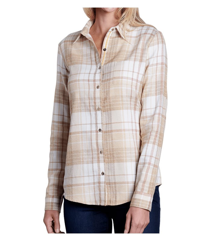 Kamila Long Sleeve Flannel Shirt - Women`s