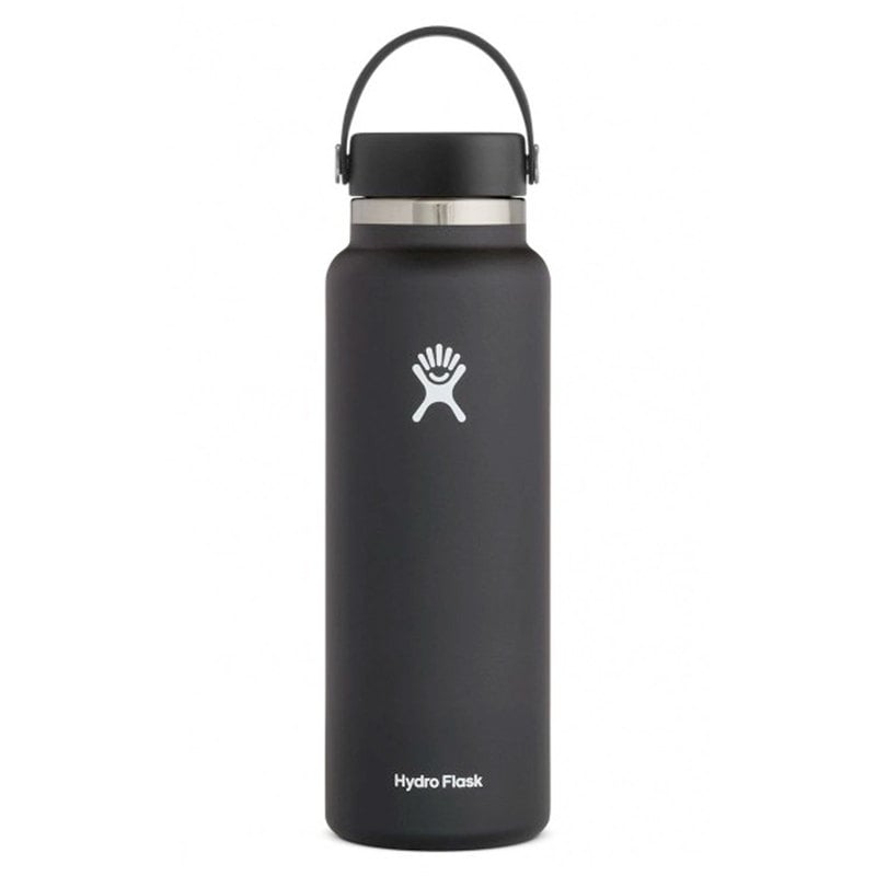 Hydro Flask Wide Mouth with Flex Cap 40 oz - Black