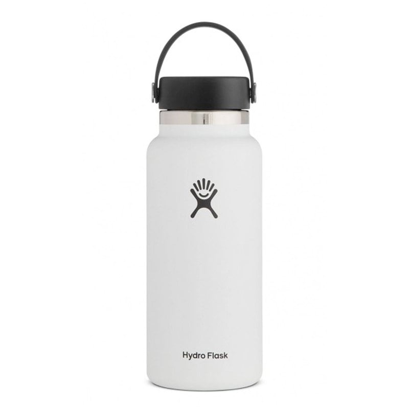 Hydro Flask Wide Mouth with Flex Cap 32 oz - White