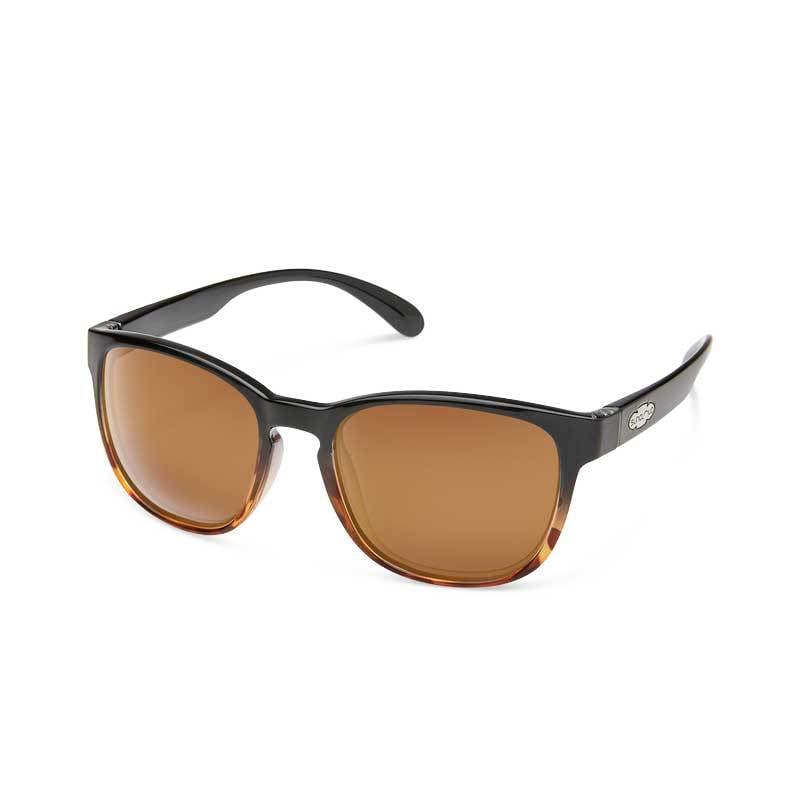 Suncloud Loveseat Sunglasses - Black Tortoise Fade/Polar Brown