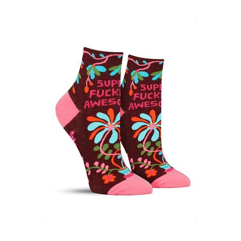 Bue Q Ankle Socks Super Awesome - Women`s