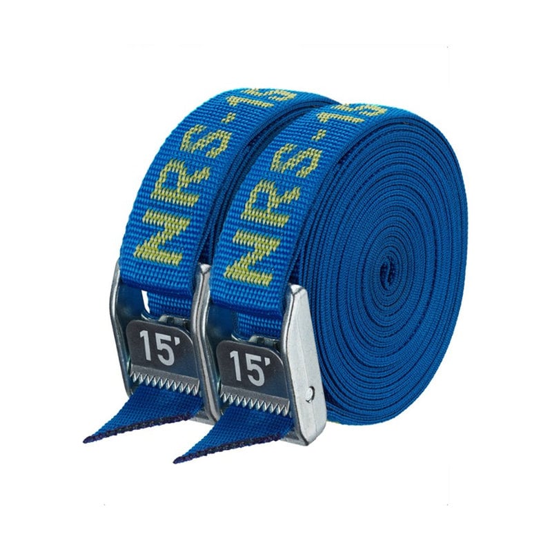 NRS 1in Heavy Duty Straps 15 Ft - 2 Pack
