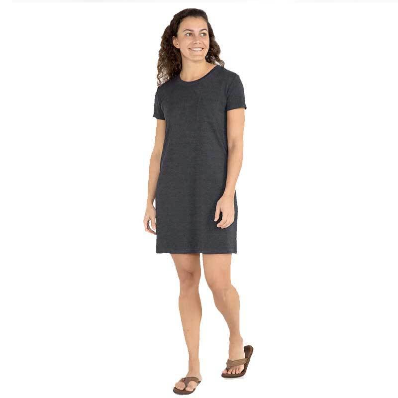 Free Fly Bamboo Flex Pocket Short Sleeve Dress - Woman`s