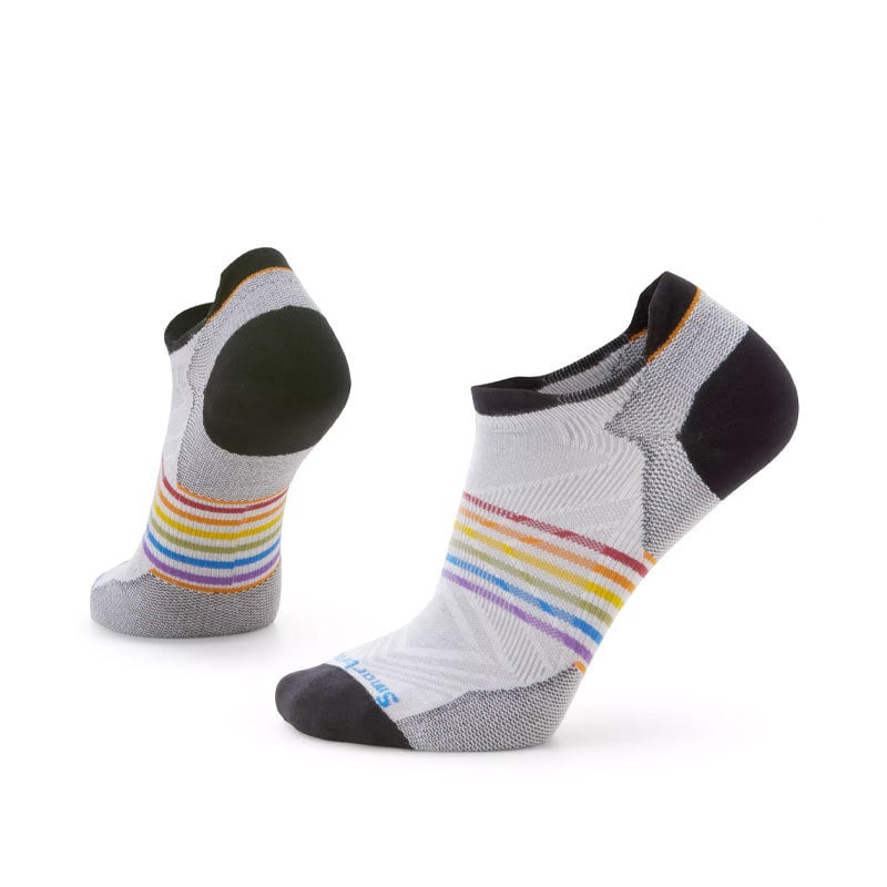 Smartwool Run Zero Cushion Pride Rainbow Low Ankle Sock 