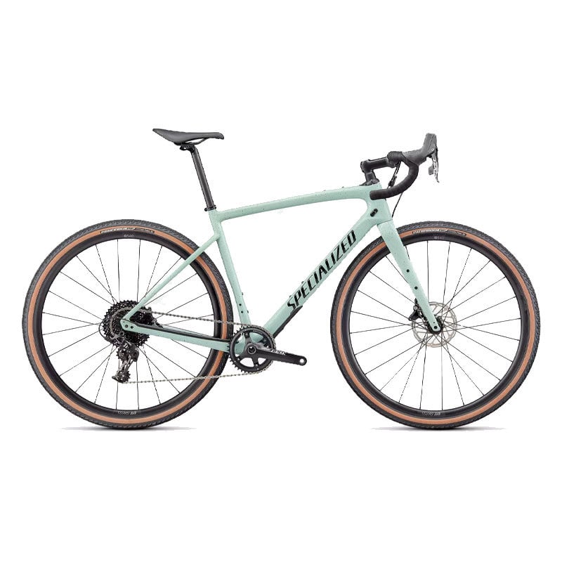 Specialized Diverge Sport Carbon Bike - Gloss White Sage/Oak/Black/Chrome/Clean