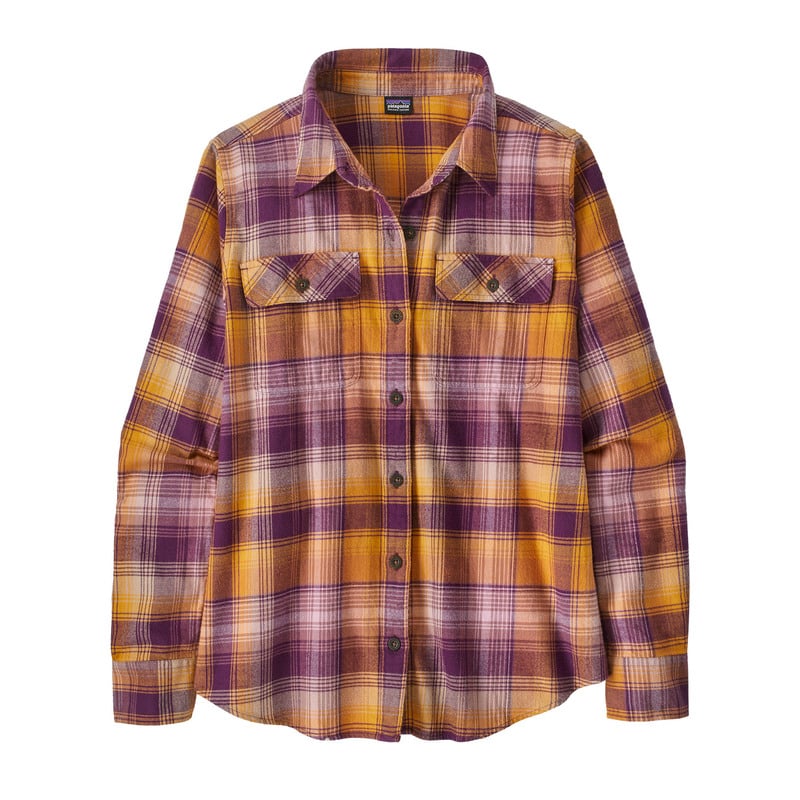 Patagonia Organic Cotton Long Sleeve MW Fjord Flannel Shirt - Women`s F23 Color