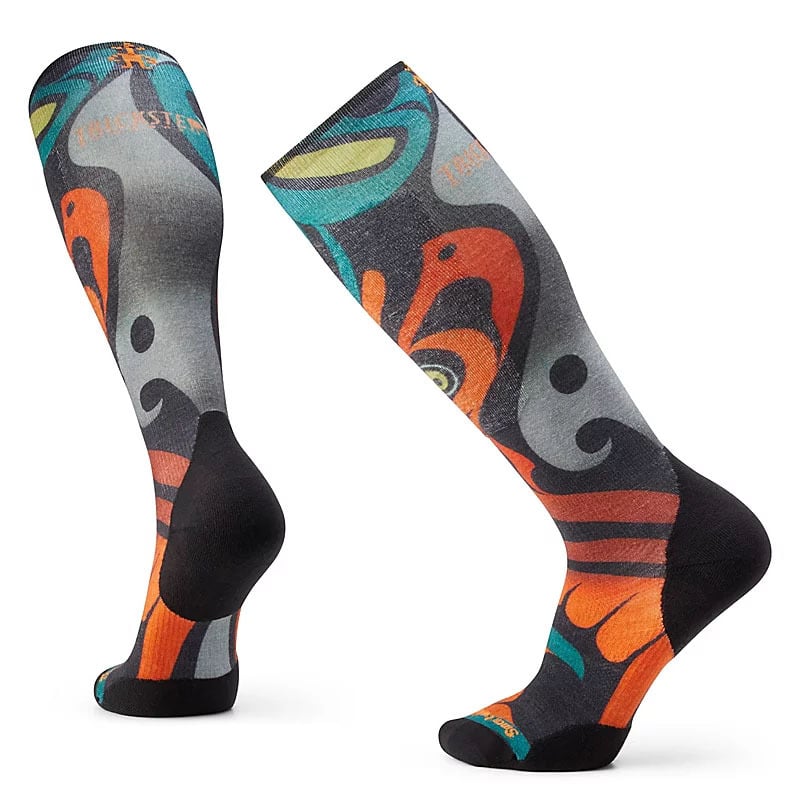 Smartwool Ski Targeted Cushion Trickster Print Over the Calf Sock