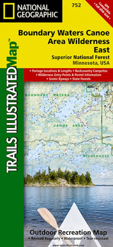 Boundary Waters East Map