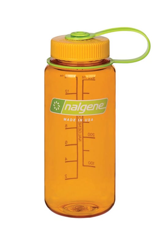 Nalgene 16 oz Wide Mouth Sustain Water Bottle - Clementine