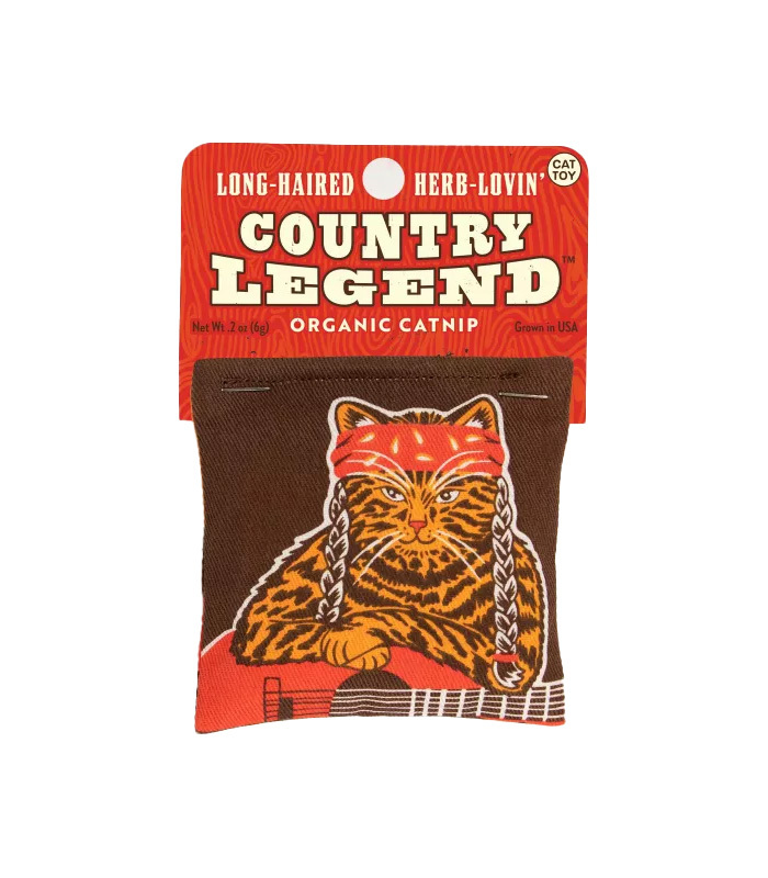 Blue Q Long-Haired Herb-Lovin` Country Legend Catnip Toy