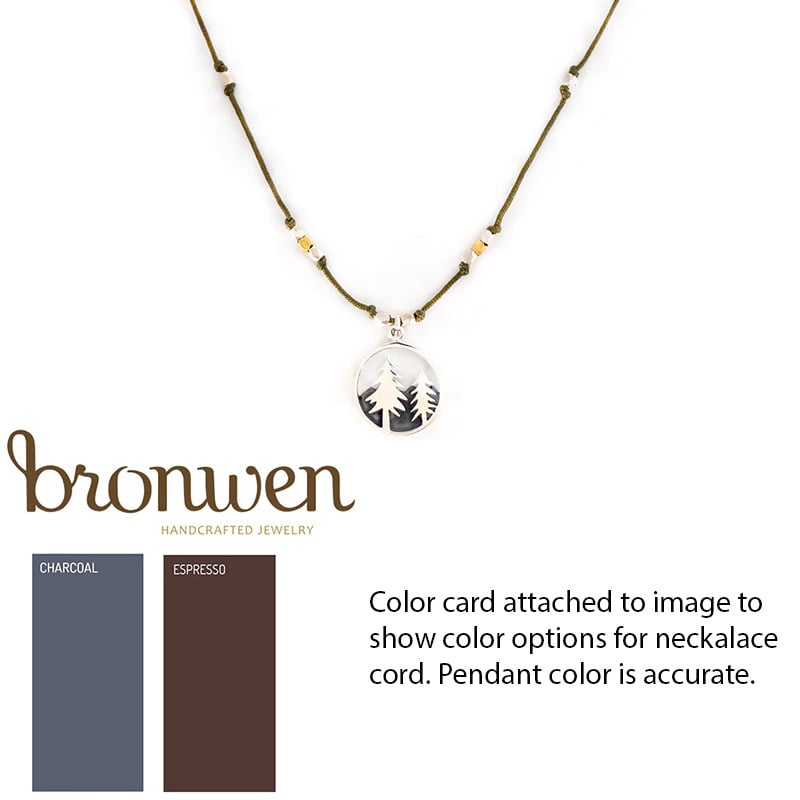 Bronwen Jewelry Landscape Necklace - Forest 18in