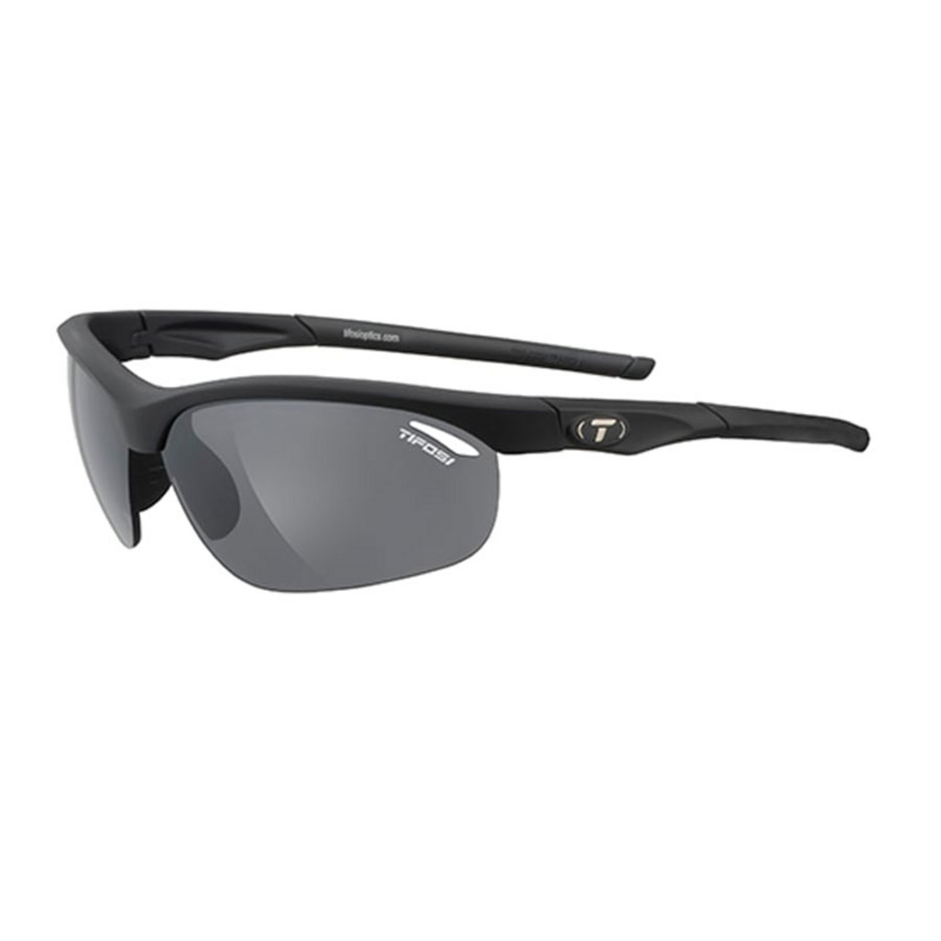 Tifosi Veloce Sunglasses- Matte Black Ac Red/ Clear/ Smoke