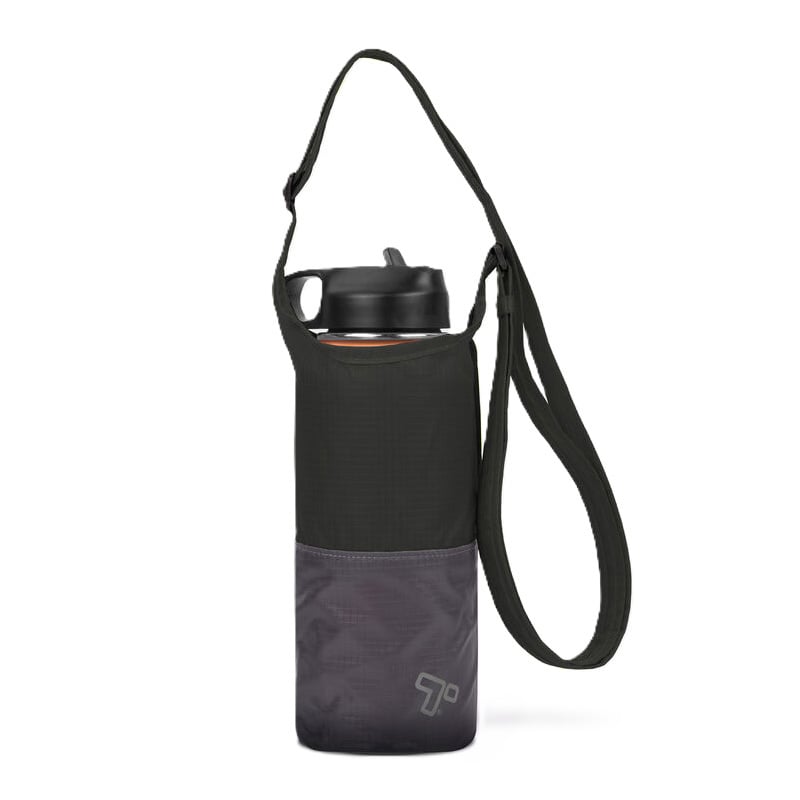 Travelon Packable Water Bottle Tote Black/Gray