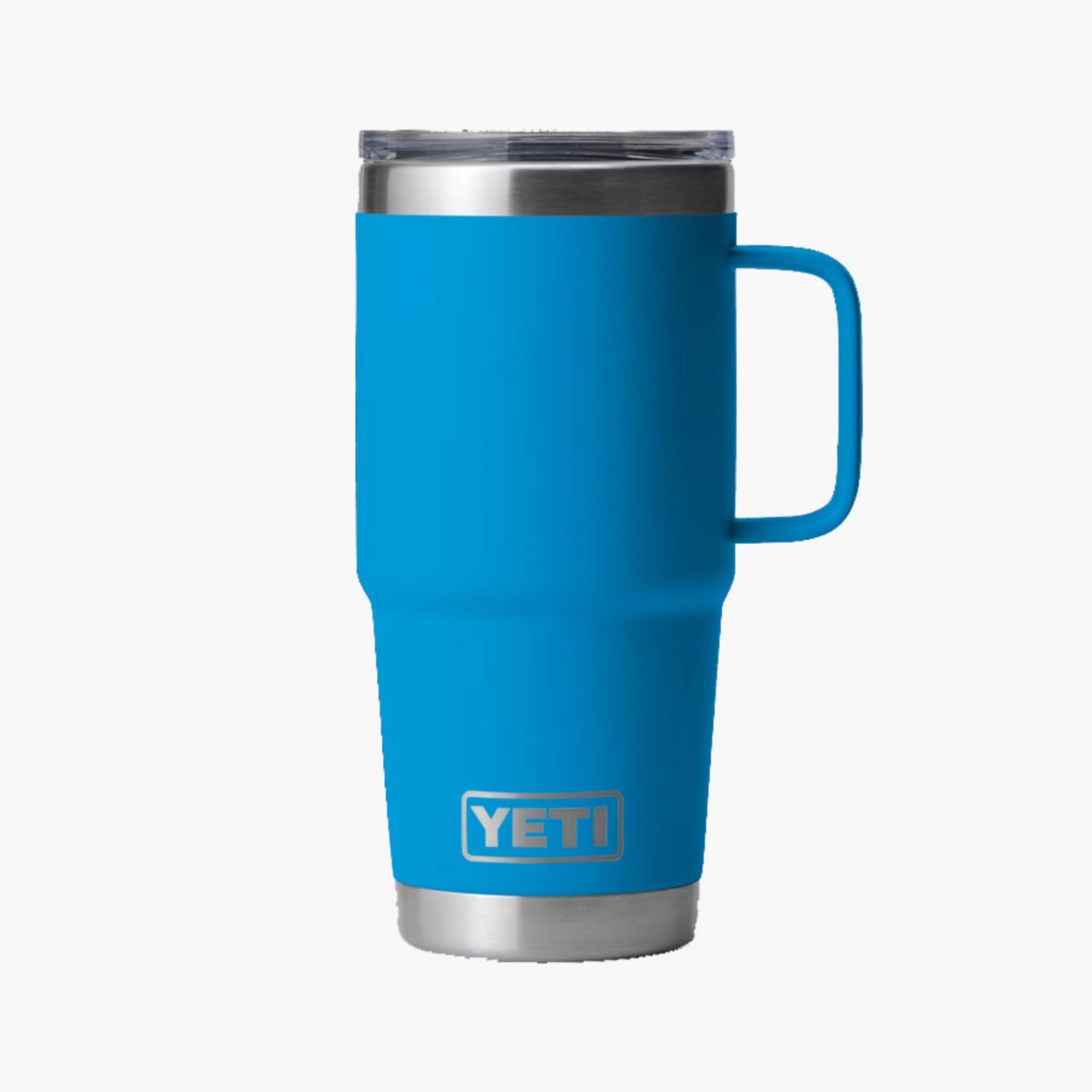 Yeti Rambler 20 oz Travel Mug - Big Wave Blue